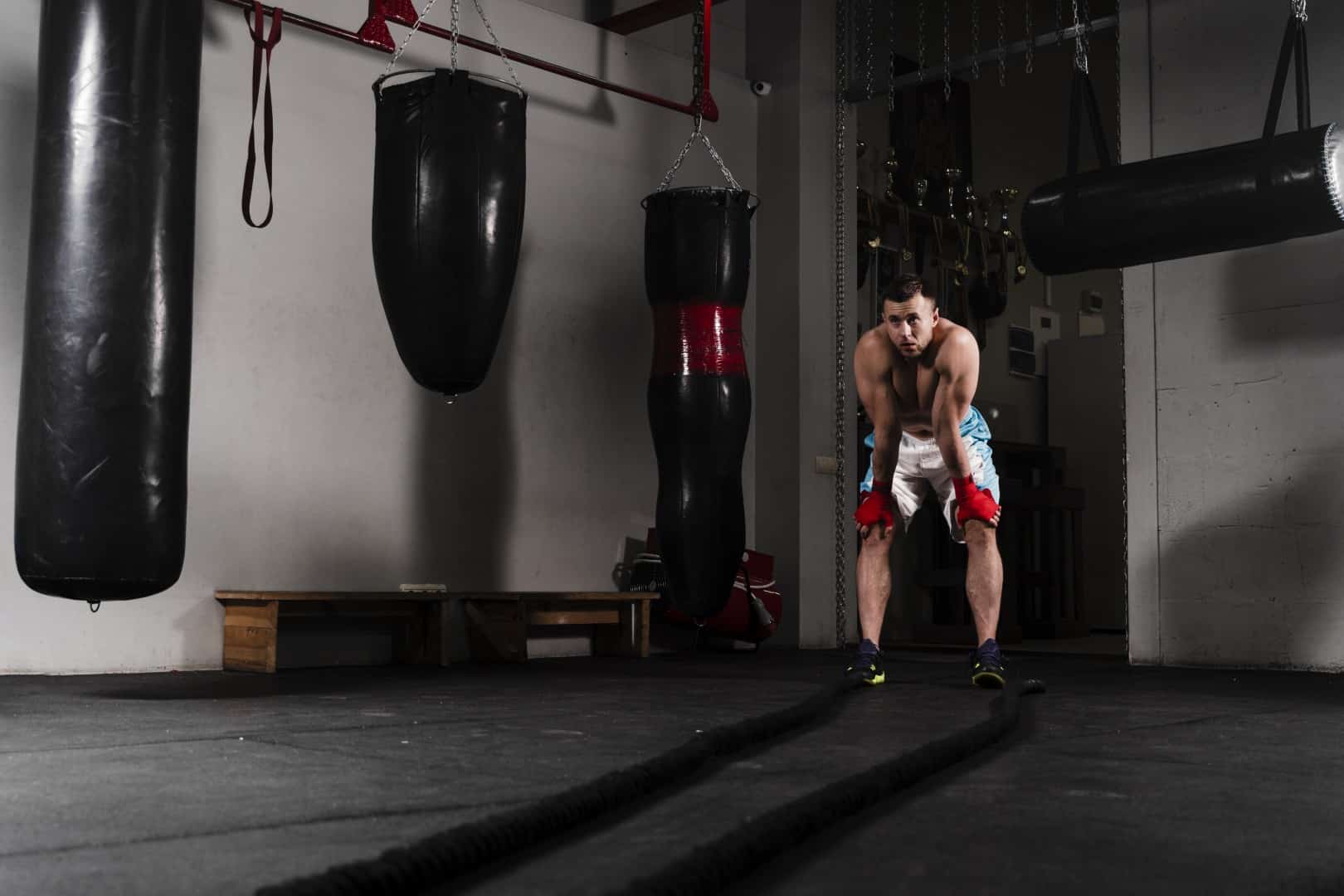 Estructuras para saco de boxeo